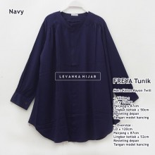 Freya-010 Atasan Tunik Katun Rayon Twill